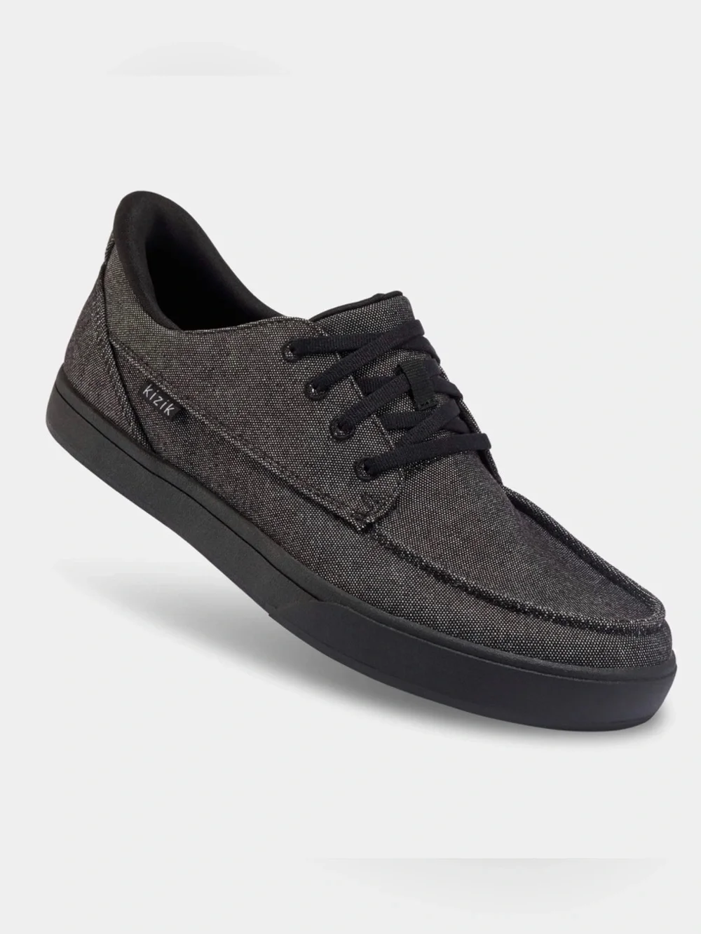 Kizik Men's Black Heather Porto Casual Lace-Up Sneaker